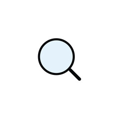 Look Up Icon Flat Design