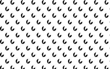 petal seamless pattern with three leaves vector design

