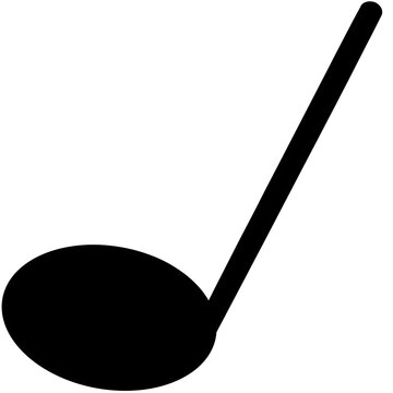 Crotchet Quarter Note Not Tone Symbol of Music