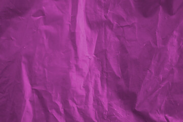 Texture of Purple plastic bag smooth crumpled surface