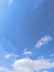 blue sky with clouds