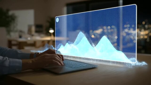 Designer editing with AI tools in a cozy creative workspace