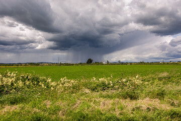 Stormy Clouds Moving Over Irish