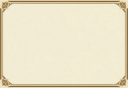 vintage background with gold frame Editable Internship Completion Certificate