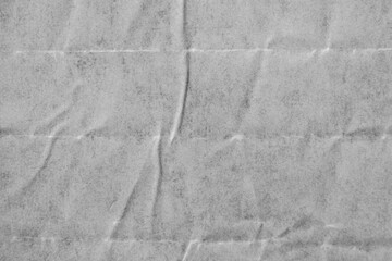 Creased paper texture overlay effect, png wrinkled paper surface