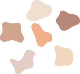 Neutral Paint Stroke Blobs
