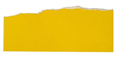 PNG Ripped yellow paper torn edges with transparent background paper tear