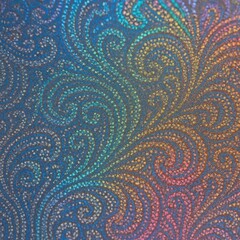 Elegant swirl pattern in iridescent colors for background use