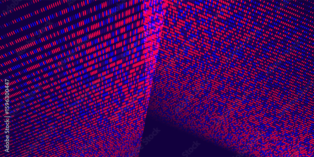 Poster purple abstract pixel texture bg video screen. tv pattern background with square noise effect. futur