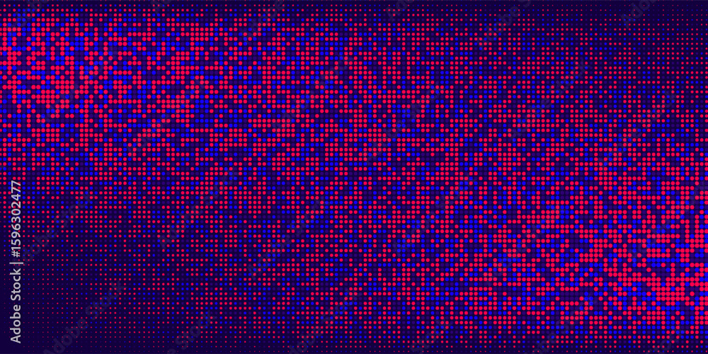 Poster purple abstract pixel texture bg video screen. tv pattern background with square noise effect. futur