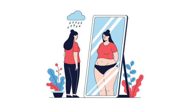 Understanding body image issues and self perception challenges associated with weight fluctuations