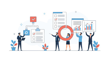 Strategic business planning and data analysis for team success and growth