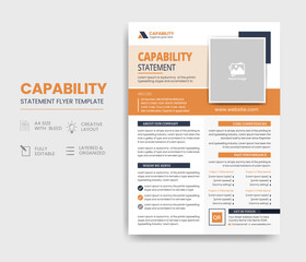 Capability Statement Template Design