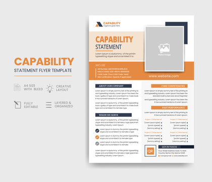 Capability Statement Template Design