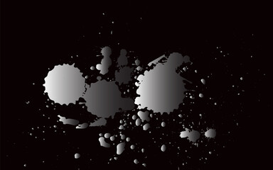 Watercolor stains. Vector illustration.Dirty artistic design elements.
