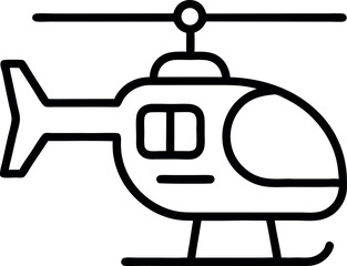 helicopter icon vector illustration