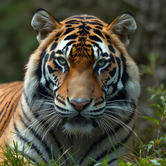 Fototapeta premium Tiger in natural habitat