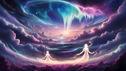 World of souls. AI generation