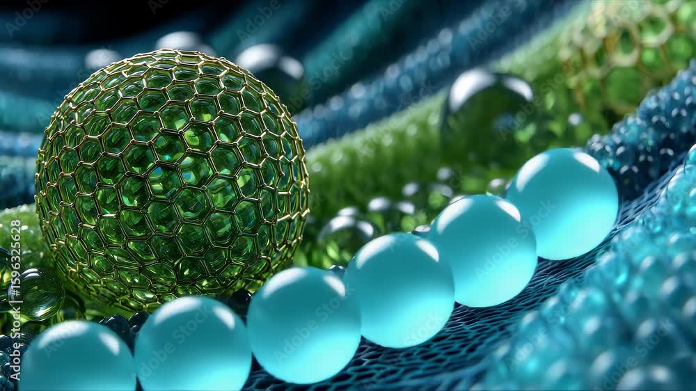 Aufkleber nanomaterial science precise structure dynamic visualization