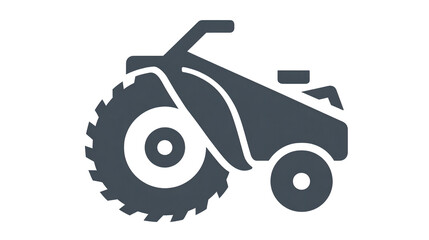 Concrete Cutter Icon: Icon of a concrete cutter, used for cutting concrete in construction, isolated on a Transparent background, PNG file.