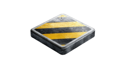 Concrete Paving Icon: Icon of concrete paving, used in road construction and surface works, isolated on a Transparent background, PNG file.