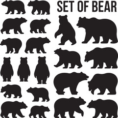 Wild Bear Silhouette Design

Majestic Grizzly Bear Illustration

Forest Bear Vector Artwork

Strong Brown Bear Icon

Minimalist Polar Bear Outline