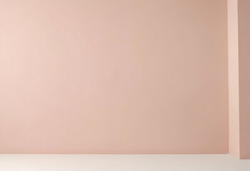 Minimal soft beige background with table surface