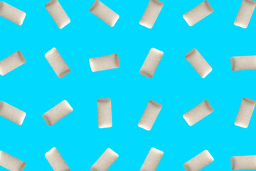 Chewing gum pads pattern, minimal spearmint sugar free mint gum pads wallpaper