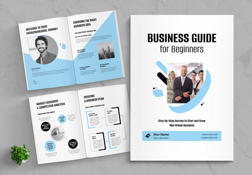 Basic Business Guide For Beginners Template Layout