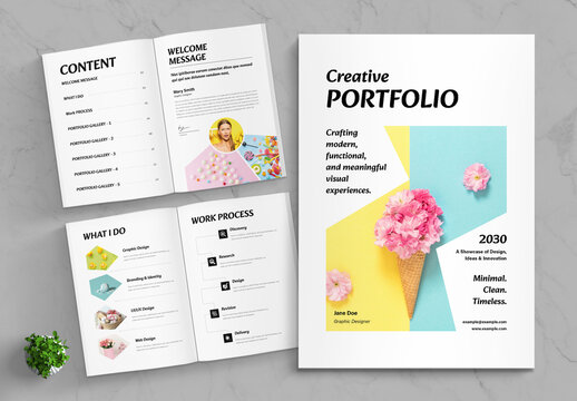 Creative Portfolio Template Layout