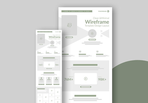Landing Page Wireframe