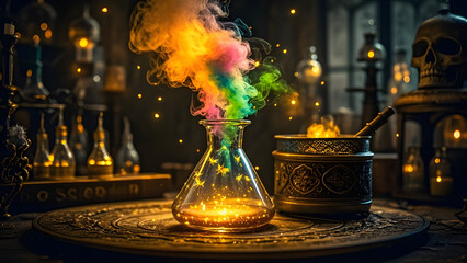 Alchemical potion brewing