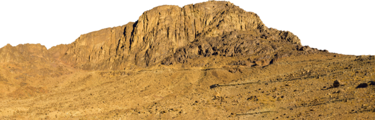 Amazing Sunrise at Sinai Mountain, Beautiful dawn in Egypt, Beautiful view from the mountain