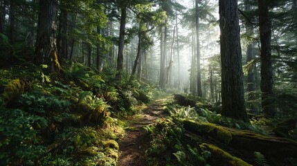 Fototapeta premium morning in the forest
