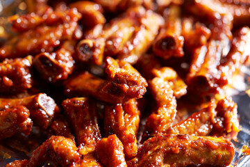 Barbecued Back Ribs, deunggalbi barbecue
