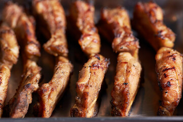 Barbecued Back Ribs, deunggalbi barbecue