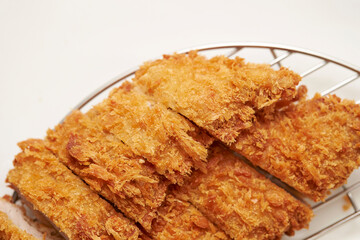 pork cutlet on a plate
