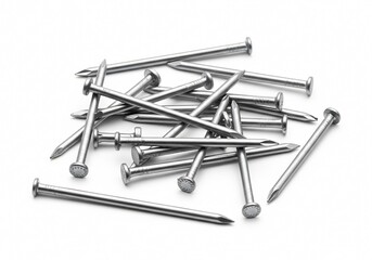 nail on white background