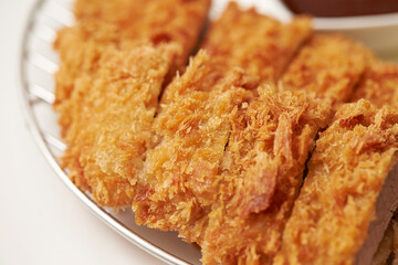 pork cutlet on a plate