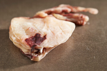 Semi dried squid, dried ingredients