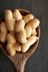 close up of peanuts