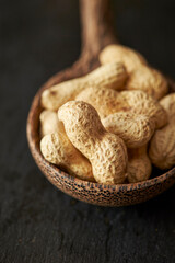 close up of peanuts