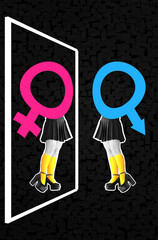 Self-Reflection: Gender Identity and Transformation