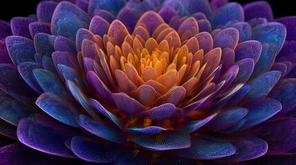 purple lotus flower