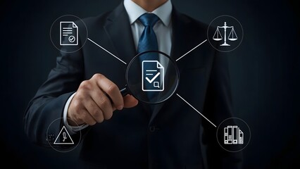 Effective compliance and law principle culture in corporate. Ethical invest, sustainable development. Business ethics concept. Businessman integrity and moral for good governance policy.