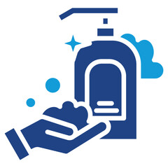 Cleanser glyph color icon