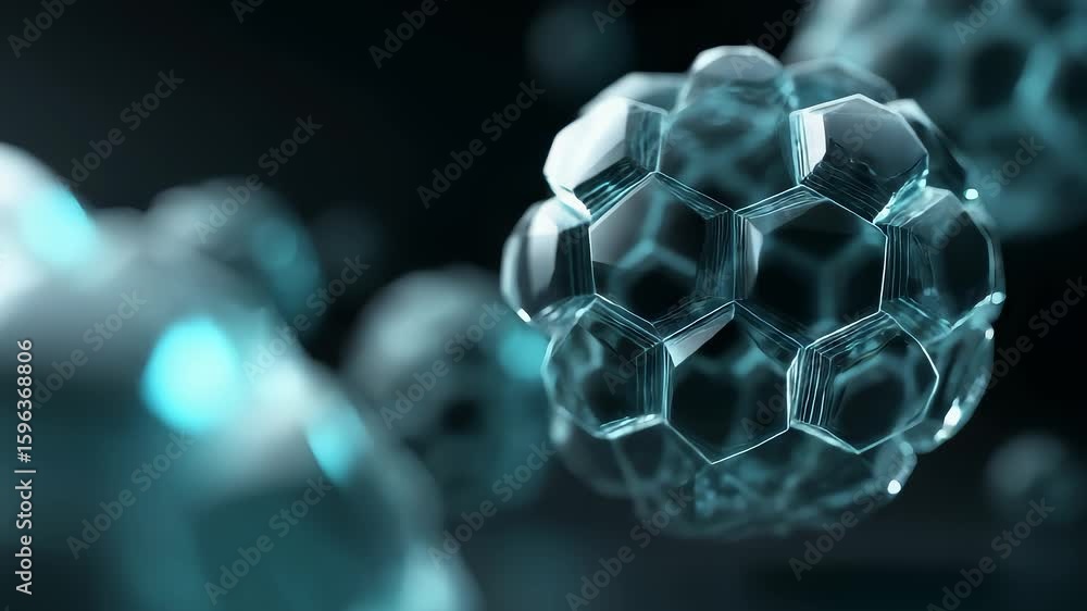 Aufkleber futuristic tech data network structure visual presentation