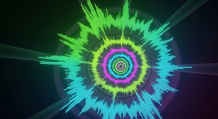 Audio spectrum visualizer background for music production and sound design projects use now