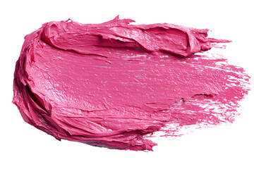 Macro Shot of Pink Lipstick Swatch on Black Background, Beauty and Cosmetics