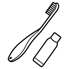 toothpaste and toothbrush